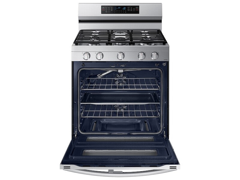 6.0 cu. ft. Smart Freestanding Gas Range with Flex Duo™, Stainless Cooktop & Air Fry in Stainless Steel - (NX60A6751SSAA)