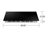36" Smart Induction Cooktop with Wi-Fi in Black - (NZ36C3060UKAA)