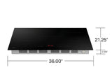 36" Smart Induction Cooktop in Fingerprint Resistant Matte Black Stainless Steel - (NZ36K7880UGAA)