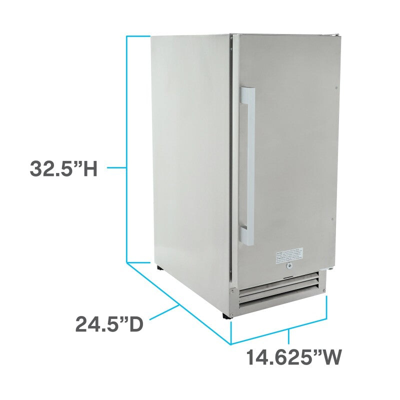 2.9 cu. ft. ELITE Series Outdoor Built-In Refrigerator - (OR1533U3S) - AVANTI