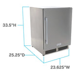 5.4 cu. ft. ELITE Series Outdoor Refrigerator Solid Door - (OR543U3S) - AVANTI