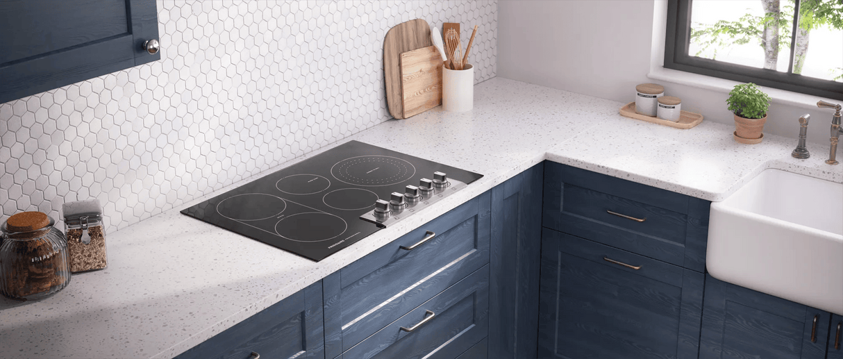 Frigidaire Professional 30" Electric Cooktop with 5 Radiant Elements &amp; Bridge, Stainless Steel