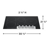 Frigidaire Professional 30" Electric Cooktop with 5 Radiant Elements &amp; Bridge, Stainless Steel