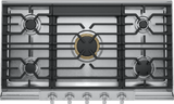 Frigidaire Professional 36" Gas Cooktop with 5 Sealed Burners &amp; PowerPlus 18,000 BTU, Stainless Steel