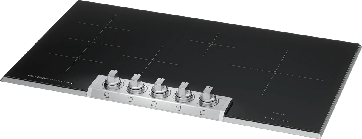 Frigidaire Professional 36" Induction Cooktop with Bridge Element &amp; EvenTemp, Smudge-Proof Stainless Steel