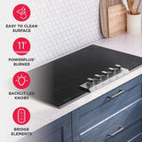 Frigidaire Professional 36" Induction Cooktop with Bridge Element &amp; EvenTemp, Smudge-Proof Stainless Steel