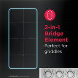 Frigidaire Professional 36" Induction Cooktop with Bridge Element &amp; EvenTemp, Smudge-Proof Stainless Steel