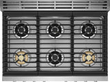 Frigidaire Professional 36" Freestanding Dual-Fuel Range with Dual-Fan Convection, 6 Burners, 4.4 Cu. Ft., Smudge-Proof Stainless Steel - PCFD3670AF