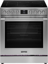 Frigidaire Professional 30" Slide-In Electric Range with Total Convection &amp; Air Fry, 6.2 Cu. Ft., Smudge-Proof Stainless Steel - PCFE3080AF