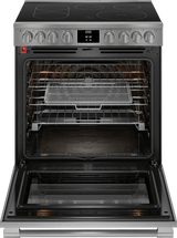 Frigidaire Professional 30" Slide-In Electric Range with Total Convection &amp; Air Fry, 6.2 Cu. Ft., Smudge-Proof Stainless Steel - PCFE3080AF