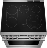 Frigidaire Professional 30" Slide-In Electric Range with Total Convection &amp; Air Fry, 6.2 Cu. Ft., Smudge-Proof Stainless Steel - PCFE3080AF