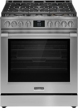 Frigidaire Professional Stainless Steel 30" Gas Range with No Preheat + Air Fry - (PCFG3080AF)