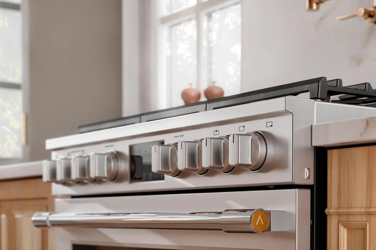 Frigidaire Professional Stainless Steel 30" Gas Range with No Preheat + Air Fry - (PCFG3080AF)