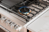 Frigidaire Professional Stainless Steel 30" Gas Range with No Preheat + Air Fry - (PCFG3080AF)