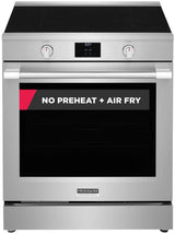 Frigidaire Professional 30" Slide-In Induction Range with Total Convection &amp; Air Fry, 6.2 Cu. Ft., Smudge-Proof Stainless Steel - PCFI3080AF