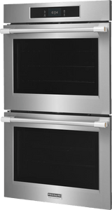 Frigidaire Professional 30" Double Electric Wall Oven with Total Convection &amp; Stone-Baked Pizza Mode, 10.6 Cu. Ft., Smudge-Proof Stainless Steel - PCWD3085AF