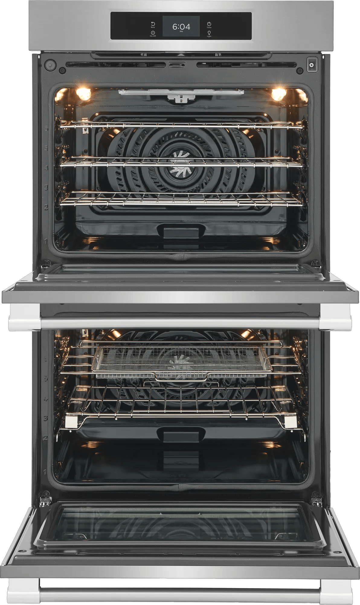 Frigidaire Professional 30" Double Electric Wall Oven with Total Convection &amp; Stone-Baked Pizza Mode, 10.6 Cu. Ft., Smudge-Proof Stainless Steel - PCWD3085AF