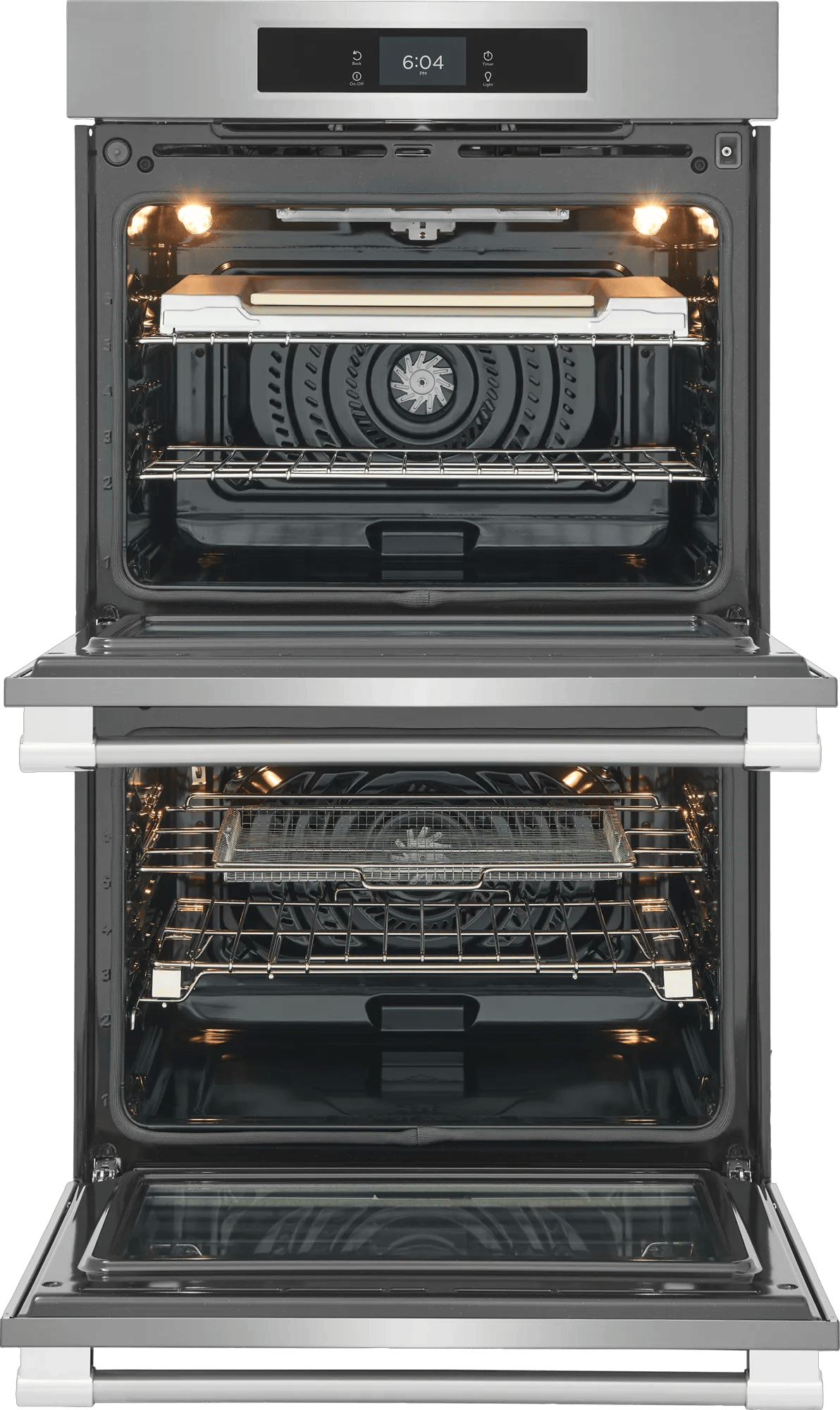 Frigidaire Professional 30" Double Electric Wall Oven with Total Convection &amp; Stone-Baked Pizza Mode, 10.6 Cu. Ft., Smudge-Proof Stainless Steel - PCWD3085AF