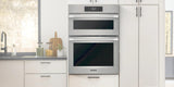 Frigidaire Professional 30" Electric Wall Oven &amp; Microwave Combination with Total Convection &amp; Air Fry, Smudge-Proof Stainless Steel - PCWM3080AF