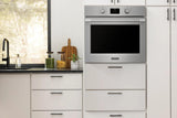 Frigidaire Professional 30" Single Electric Wall Oven with Total Convection &amp; No-Preheat Air Fry, 5.3 Cu. Ft., Smudge-Proof Stainless Steel - PCWS3080AF