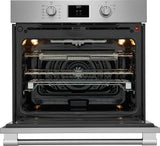 Frigidaire Professional 30" Single Electric Wall Oven with Total Convection &amp; No-Preheat Air Fry, 5.3 Cu. Ft., Smudge-Proof Stainless Steel - PCWS3080AF