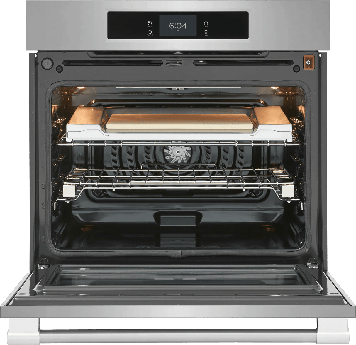 Frigidaire Professional 30" Single Electric Wall Oven with Total Convection &amp; Stone-Baked Pizza Mode, 5.3 Cu. Ft., Smudge-Proof Stainless Steel - PCWS3085AF