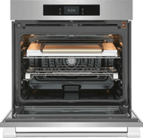 Frigidaire Professional 30" Single Electric Wall Oven with Total Convection &amp; Stone-Baked Pizza Mode, 5.3 Cu. Ft., Smudge-Proof Stainless Steel - PCWS3085AF