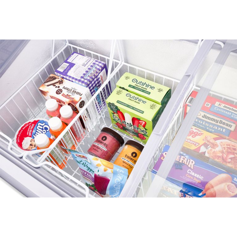 10.9 ft³ Curved Glass Door Freezer/refrigerator Display