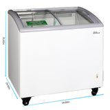5.9 ft³ Showcase Freezer