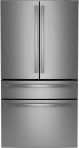 GE Profile 23-Cubic Foot Counter-Depth French Door Refrigerator - White - PJE23BYWFS