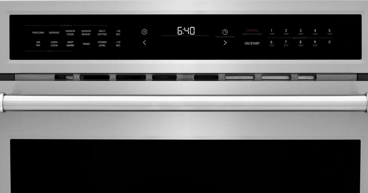 Frigidaire Professional 30" Built-In Convection Microwave Oven with Air Fry, 1.6 Cu. Ft., Smudge-Proof Stainless Steel