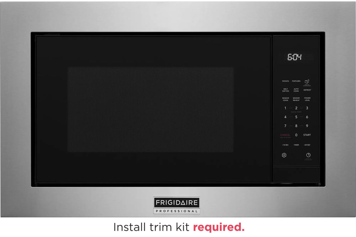 Frigidaire Professional 2.2 Cu. Ft. Built-In Microwave with Sensor Cook, Smudge-Proof Stainless Steel