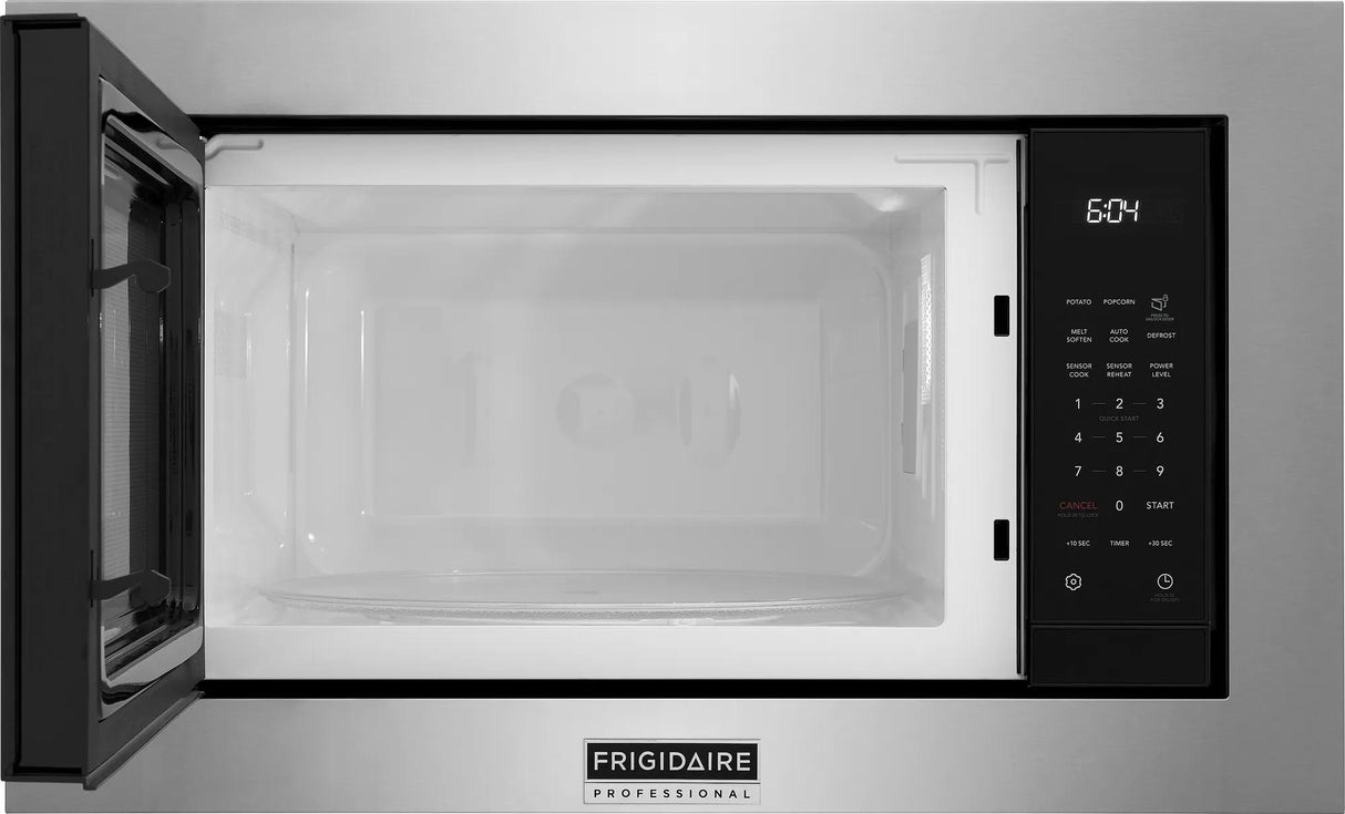 Frigidaire Professional 2.2 Cu. Ft. Built-In Microwave with Sensor Cook, Smudge-Proof Stainless Steel