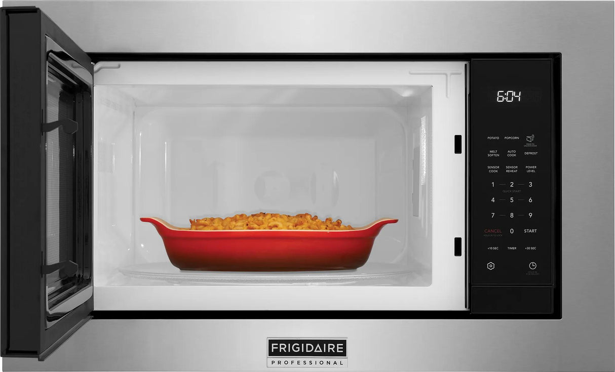 Frigidaire Professional 2.2 Cu. Ft. Built-In Microwave with Sensor Cook, Smudge-Proof Stainless Steel