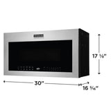 Frigidaire Professional 1.9 Cu. Ft. Over-the-Range Microwave with Air Fry &amp; Convection, Smudge-Proof Stainless Steel