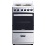 24" 4 Burners Freestanding Electric Stove