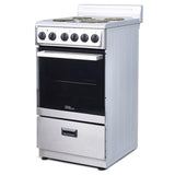 24" 4 Burners Freestanding Electric Stove