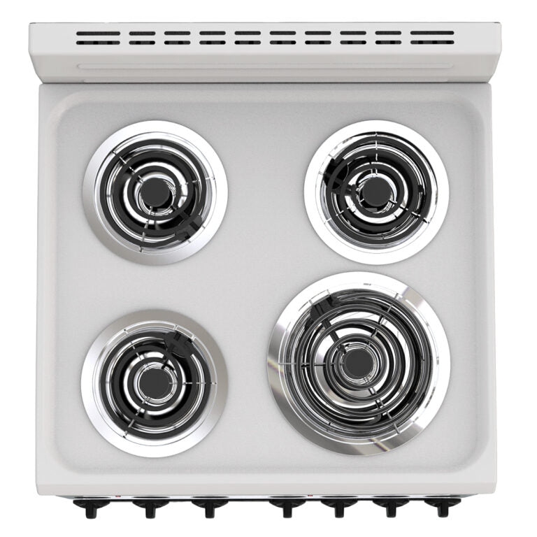 24" 4 Burners Freestanding Electric Stove