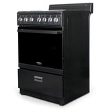 24" 4 Burners Freestanding Electric Stove