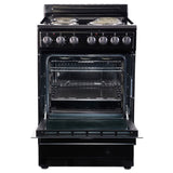 24" 4 Burners Freestanding Electric Stove