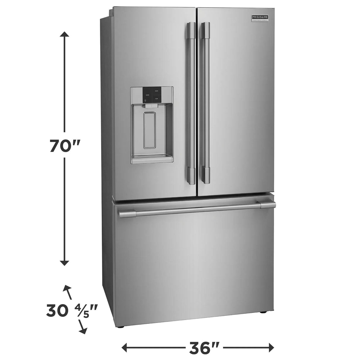 Frigidaire Professional PRFC2383AF – dimensions