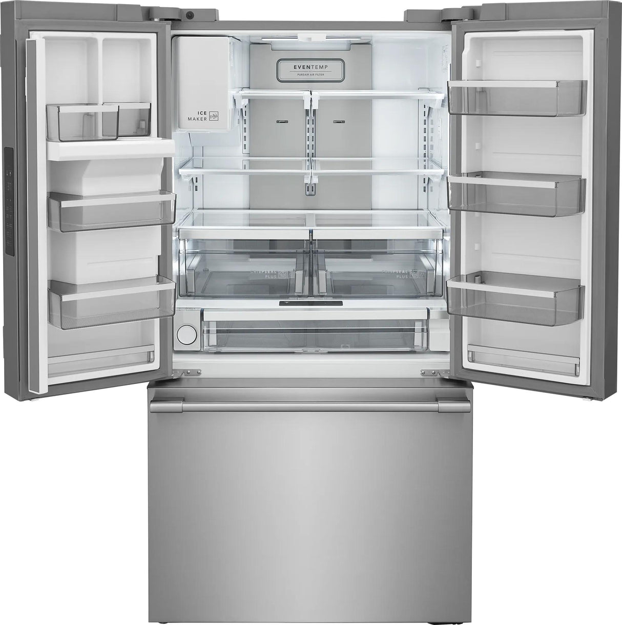 Frigidaire Professional PRFS2883AF – doors open, empty