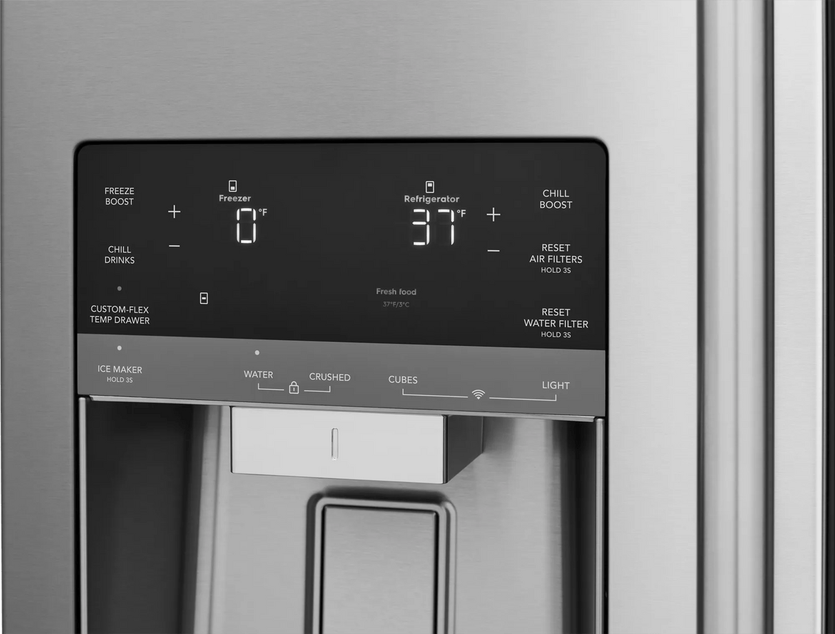 Frigidaire Professional PRMC2290BF – controls