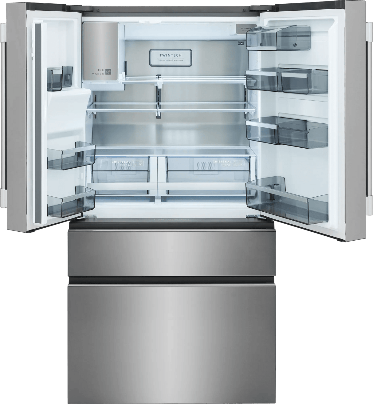 Frigidaire Professional PRMC2290BF – doors open, empty