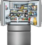 Frigidaire Professional PRMS2790BF – doors open, loaded