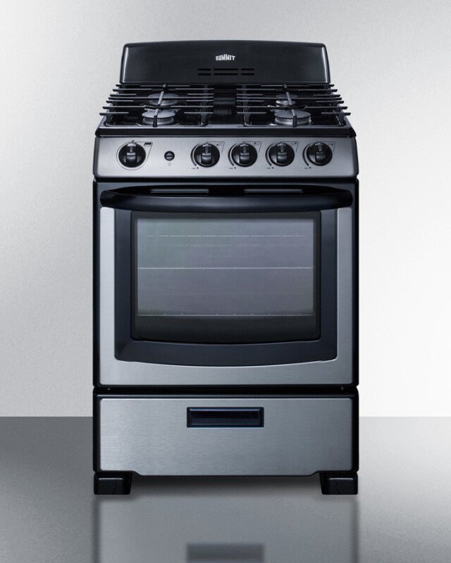 24" Wide Gas Range - (PRO247SS)