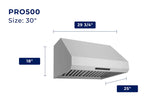 PRO500 Ducted Range Hood