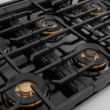 ZLINE 36 in. 5.2 cu. ft. Paramount Dual Fuel Range with 6 Burner DuoPro™ Cooktop and Electric Convection Oven in Stainless Steel (PSDR36) - (PSDR36) -