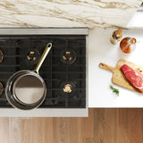 ZLINE 48 in. 6.7 cu. ft. Paramount Dual Fuel Range with 8 Burner DuoPro™ Cooktop and Dual Ovens in Stainless Steel (PSDR48) - (PSDR48) -