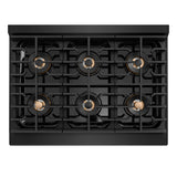 Autograph Edition 36 in. 5.2 cu. ft. Paramount Dual Fuel Range with 6 Burner DuoPro™ Cooktop and Electric Convection Oven - (PSDRBZ36CB) -